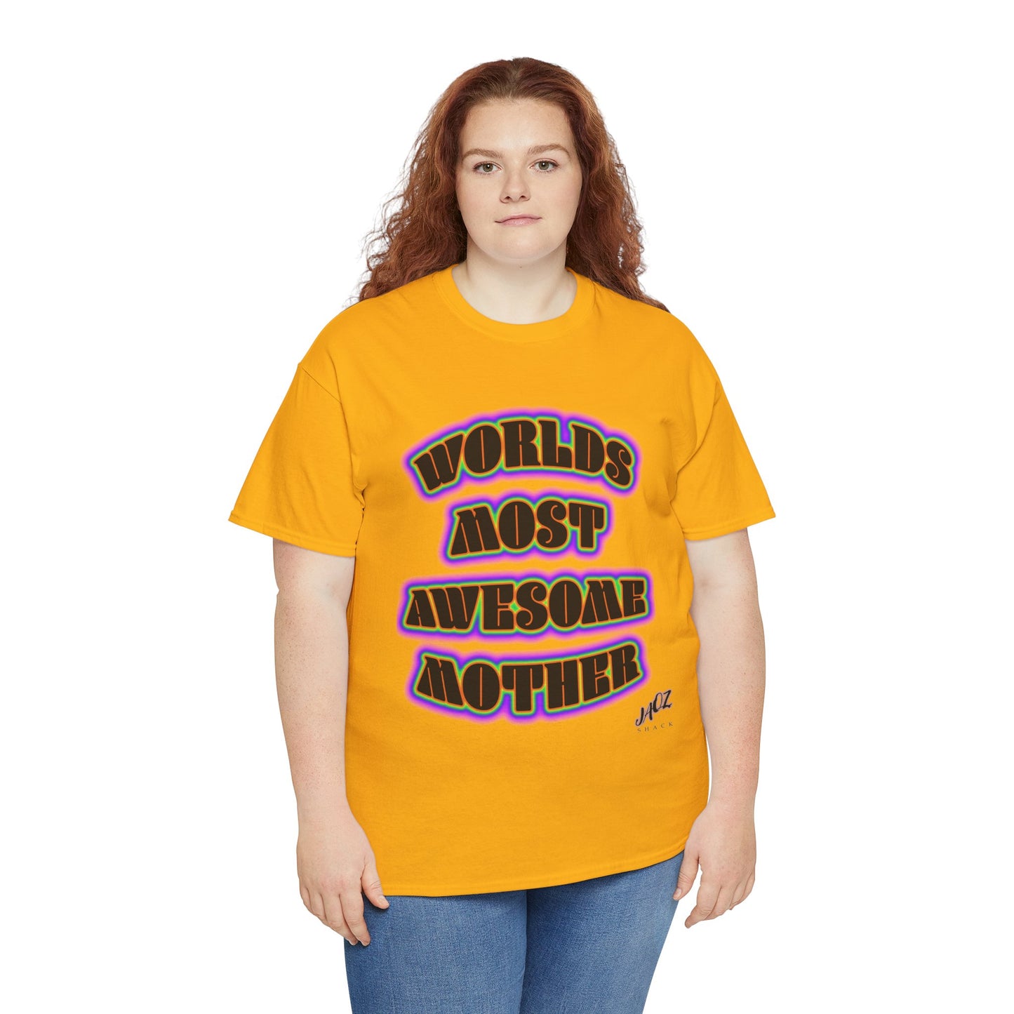 "The Worlds Most Awesome Mother" Original JAQZ Shack print Tee-Shirt