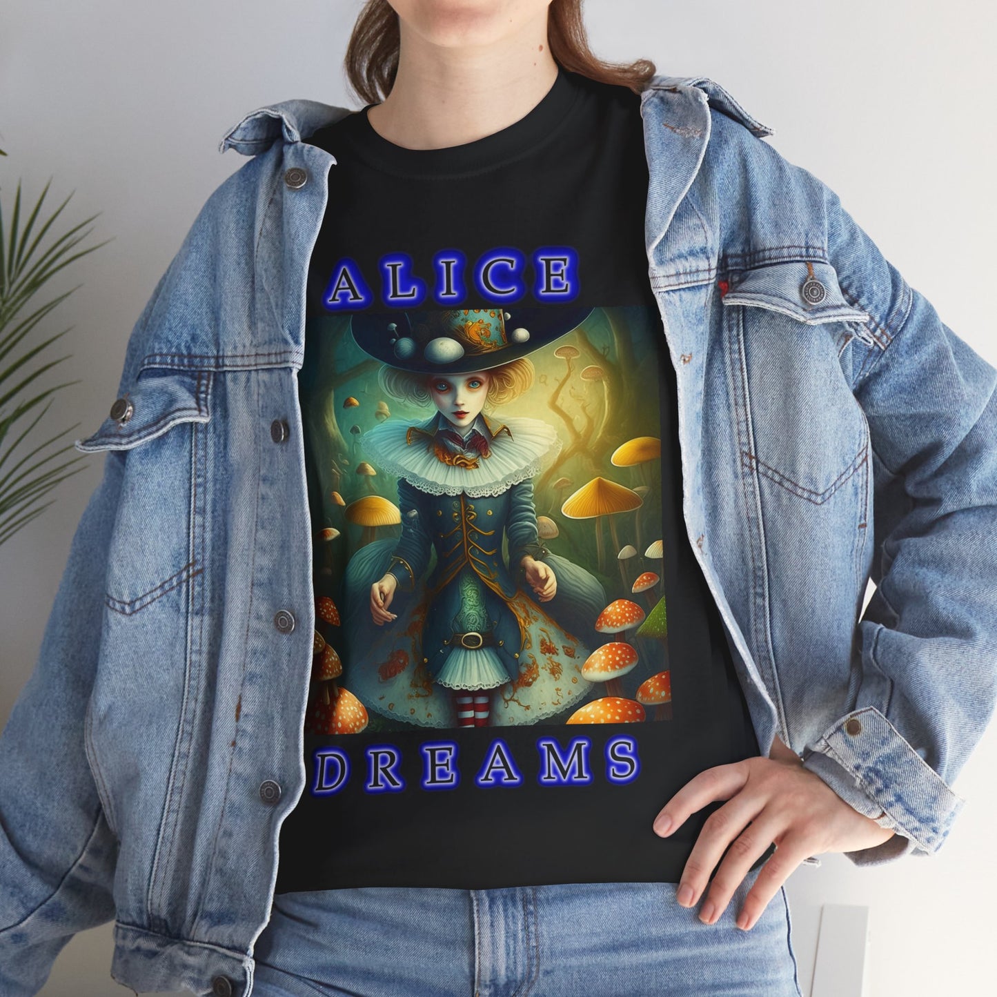 "Alice Dreams" Original JAQZ Shack print Tee-Shirt