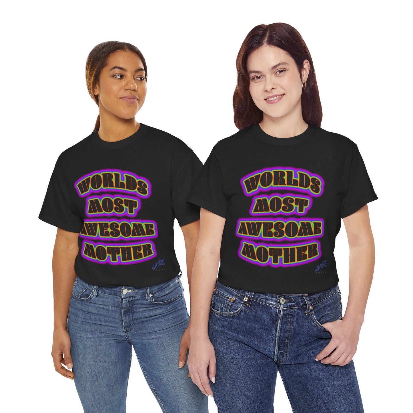 "The Worlds Most Awesome Mother" Original JAQZ Shack print Tee-Shirt