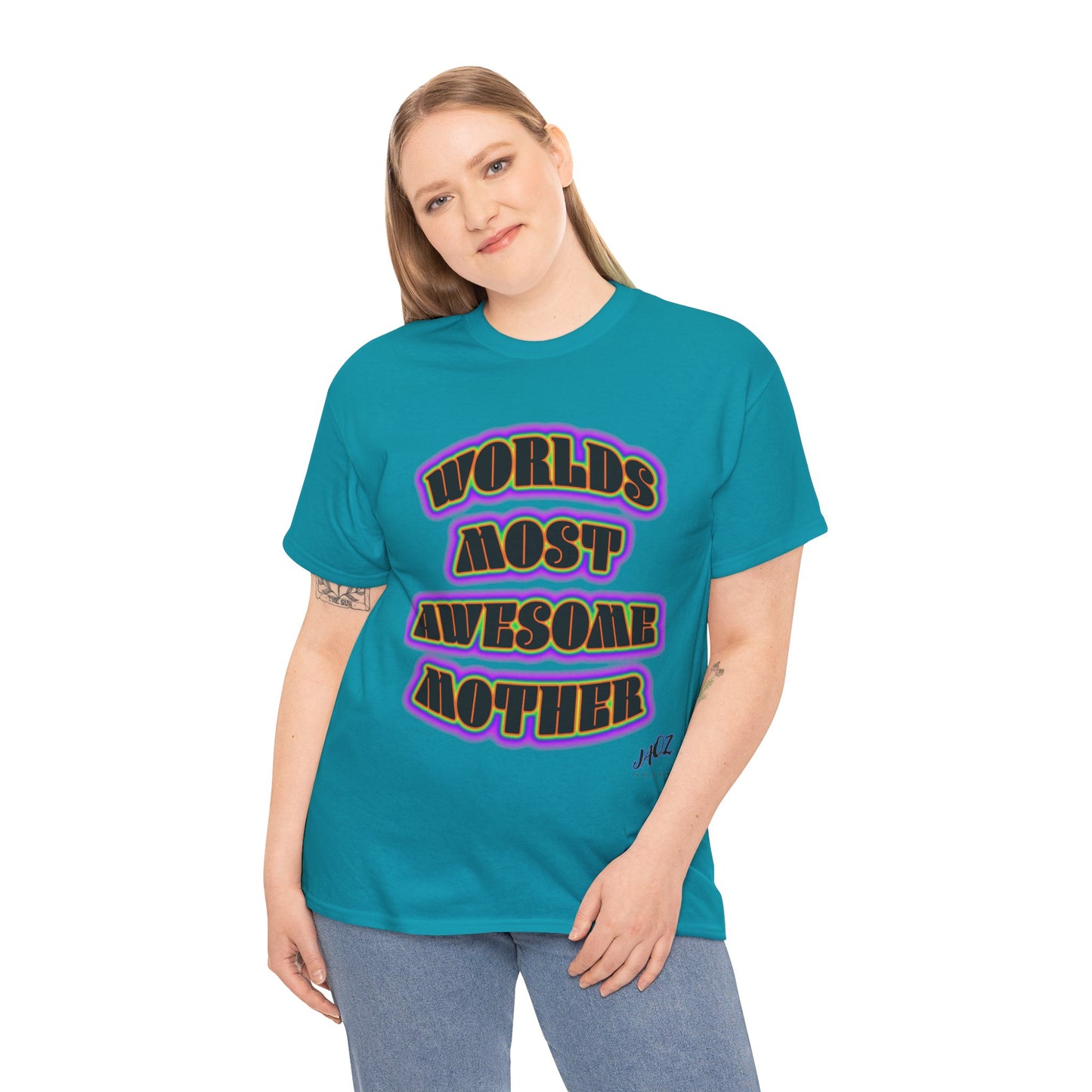 "The Worlds Most Awesome Mother" Original JAQZ Shack print Tee-Shirt