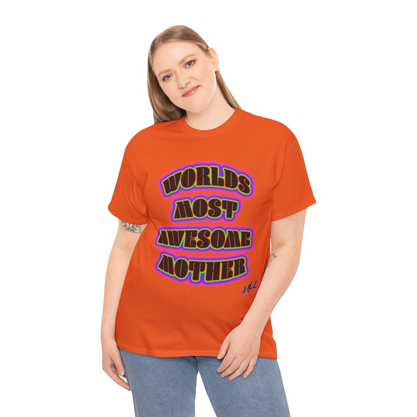 "The Worlds Most Awesome Mother" Original JAQZ Shack print Tee-Shirt