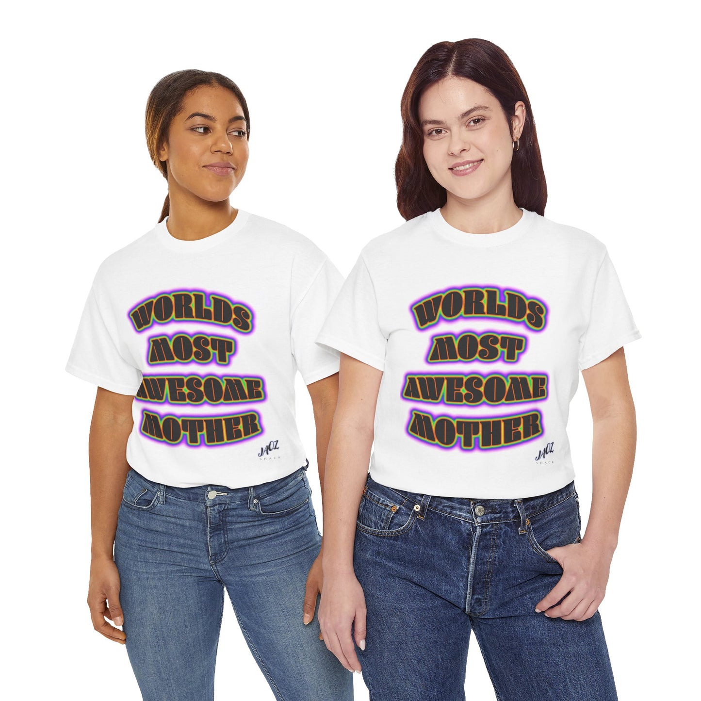 "The Worlds Most Awesome Mother" Original JAQZ Shack print Tee-Shirt