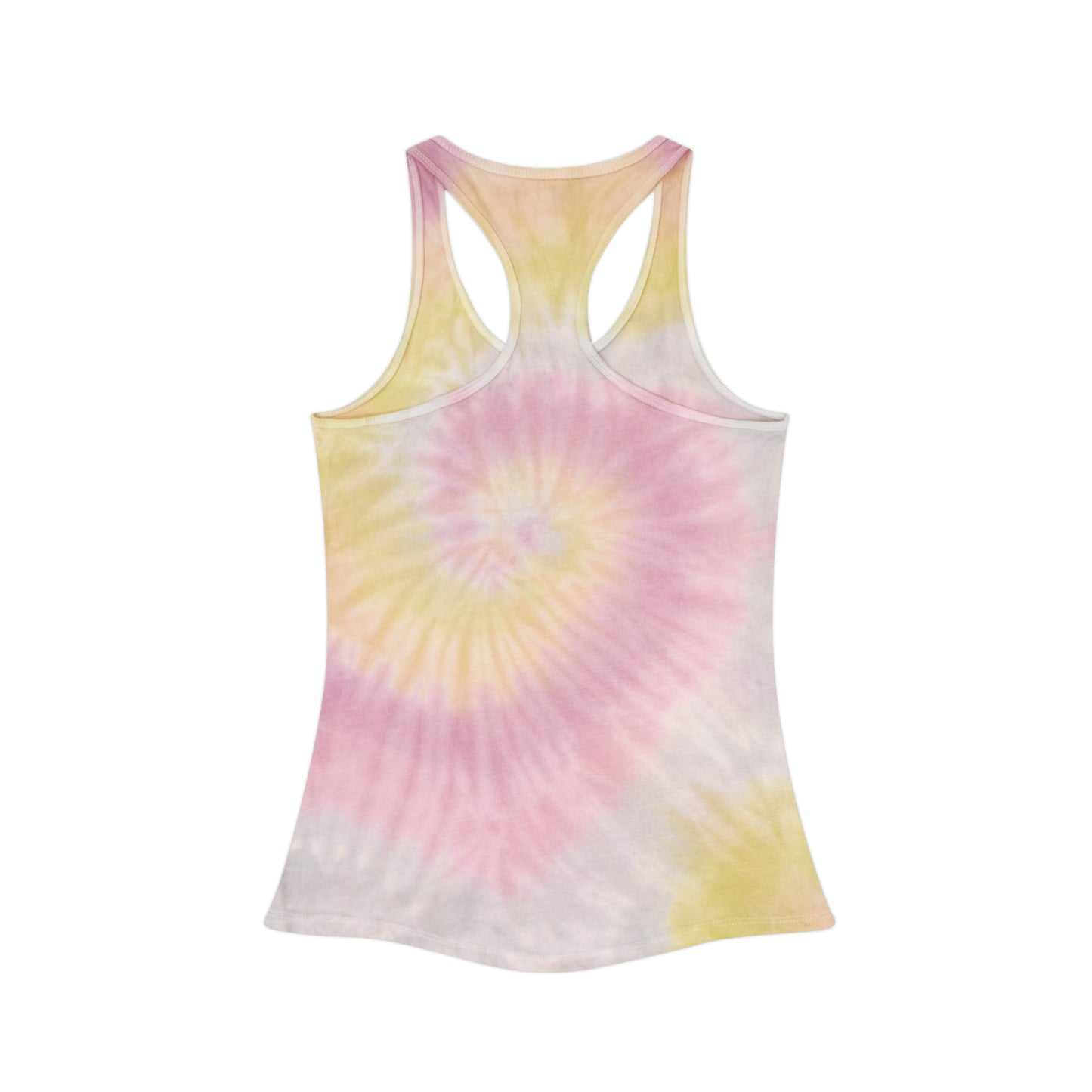 JAQZ Shack Psychedelic Tie-Dye Racerback Tank Top