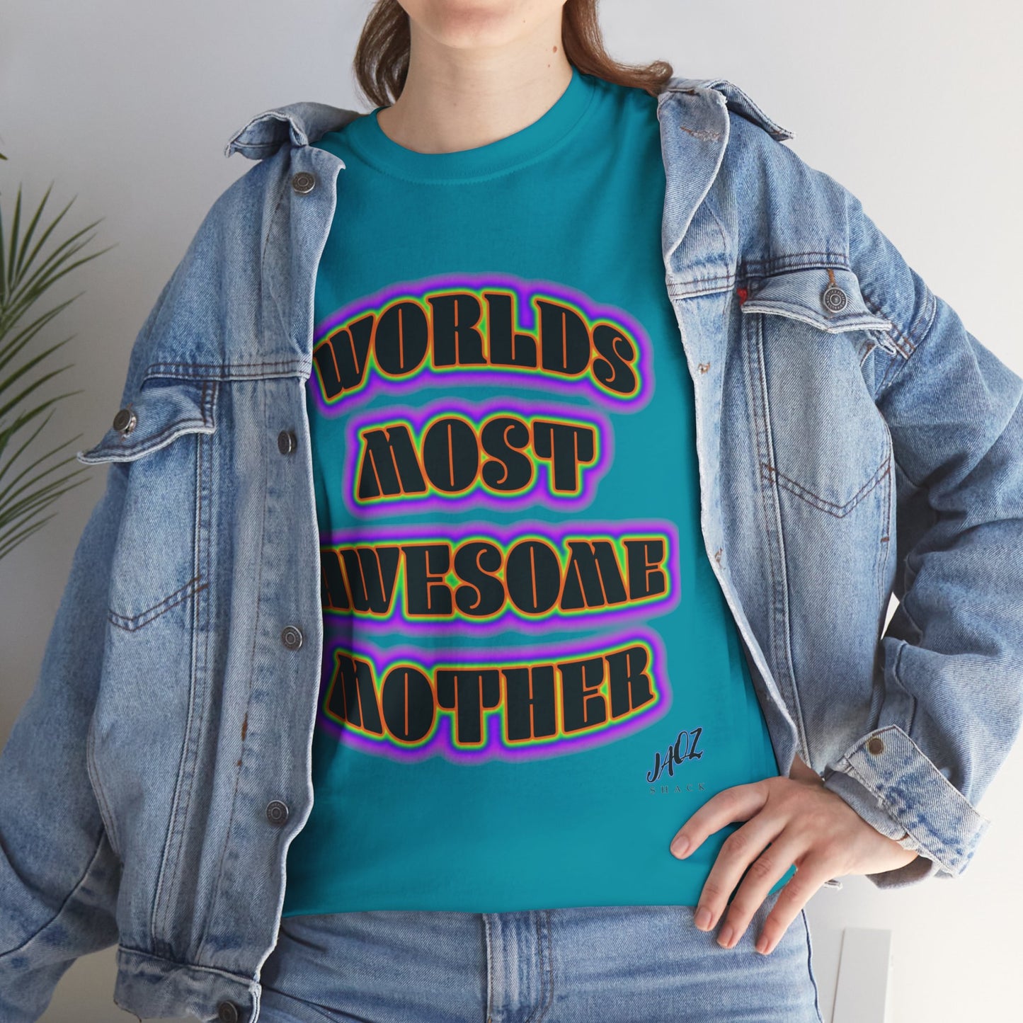 "The Worlds Most Awesome Mother" Original JAQZ Shack print Tee-Shirt