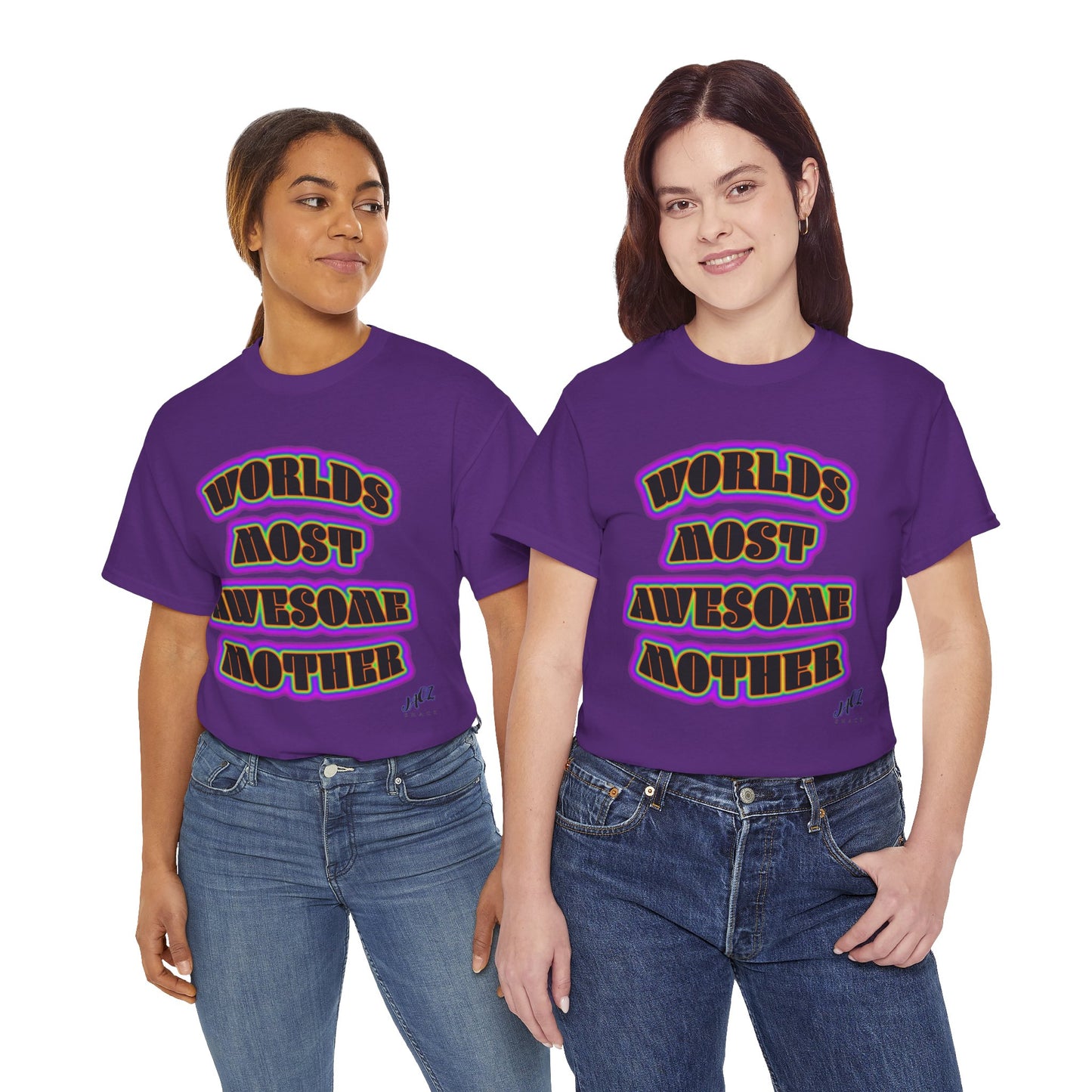"The Worlds Most Awesome Mother" Original JAQZ Shack print Tee-Shirt
