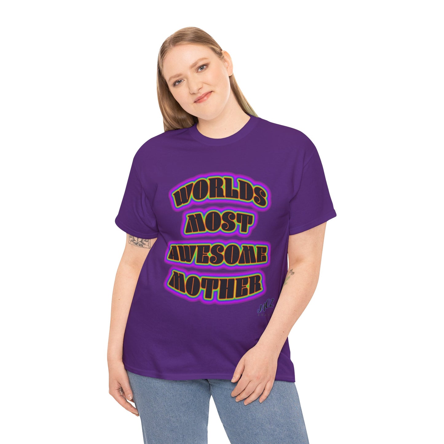 "The Worlds Most Awesome Mother" Original JAQZ Shack print Tee-Shirt