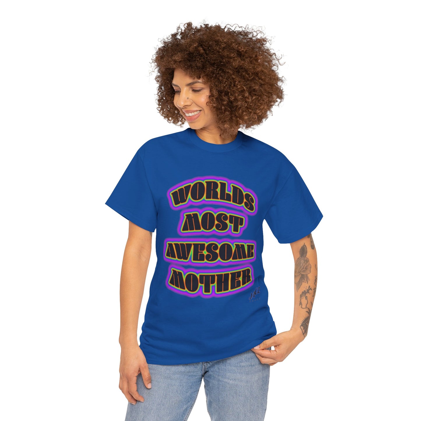 "The Worlds Most Awesome Mother" Original JAQZ Shack print Tee-Shirt