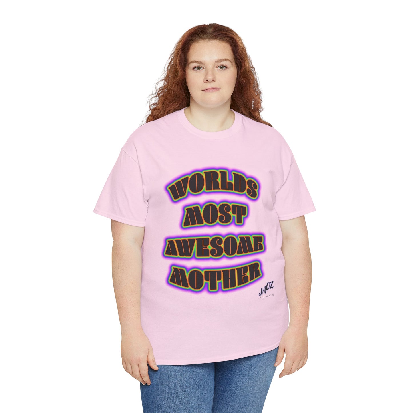 "The Worlds Most Awesome Mother" Original JAQZ Shack print Tee-Shirt