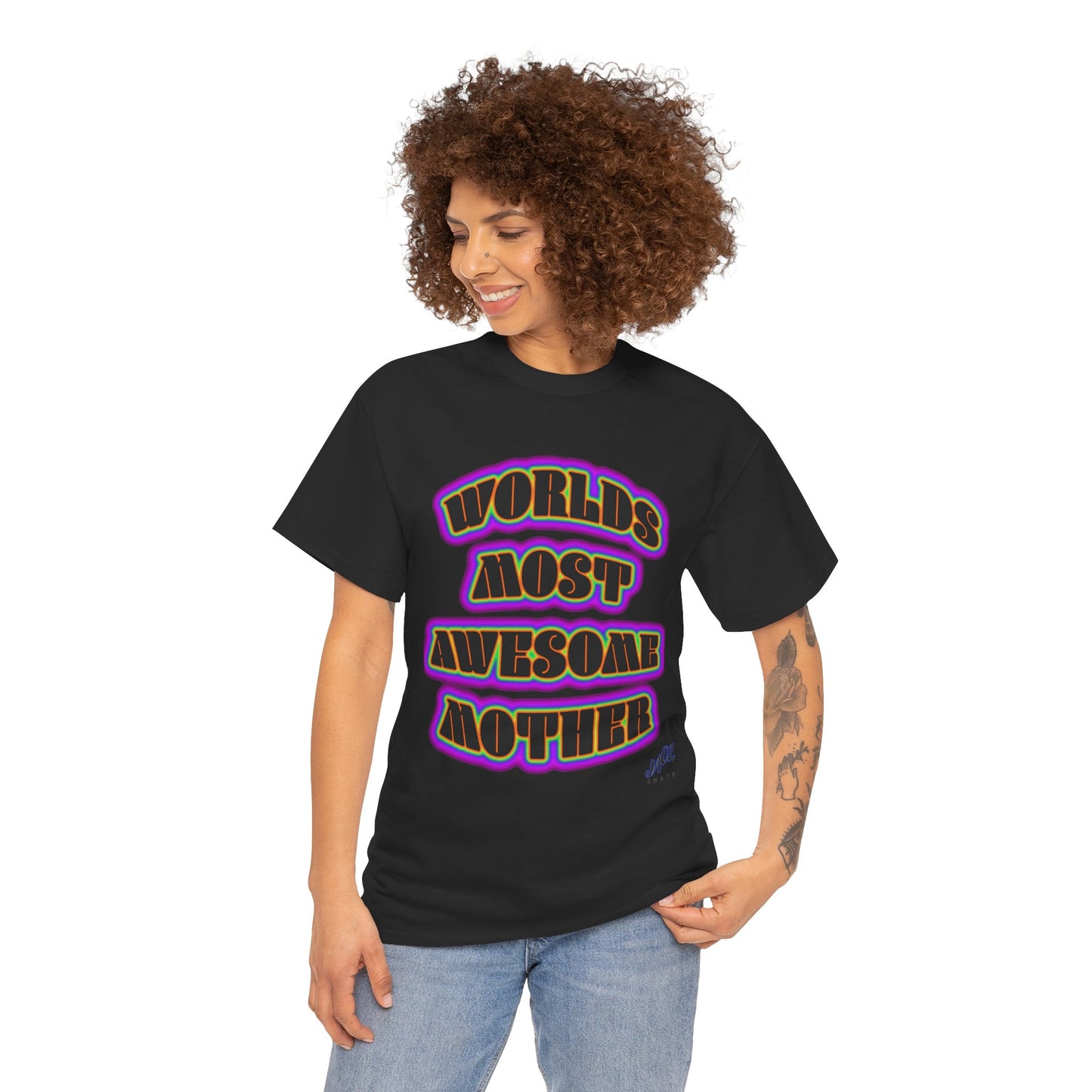 "The Worlds Most Awesome Mother" Original JAQZ Shack print Tee-Shirt
