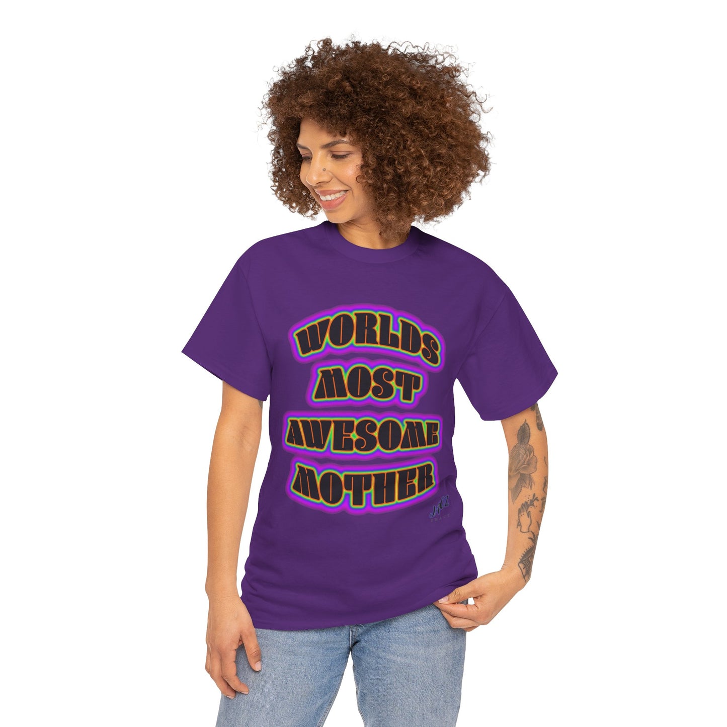 "The Worlds Most Awesome Mother" Original JAQZ Shack print Tee-Shirt