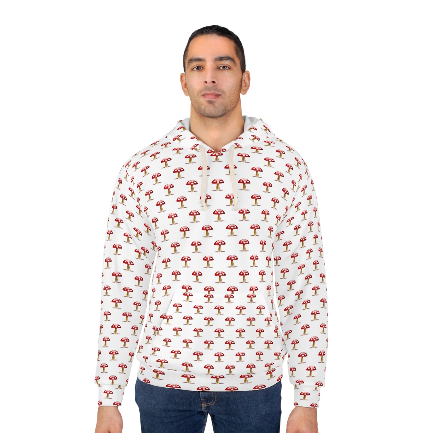 Mushroom print Original JAQZ Shack Unisex Pullover Hoodie