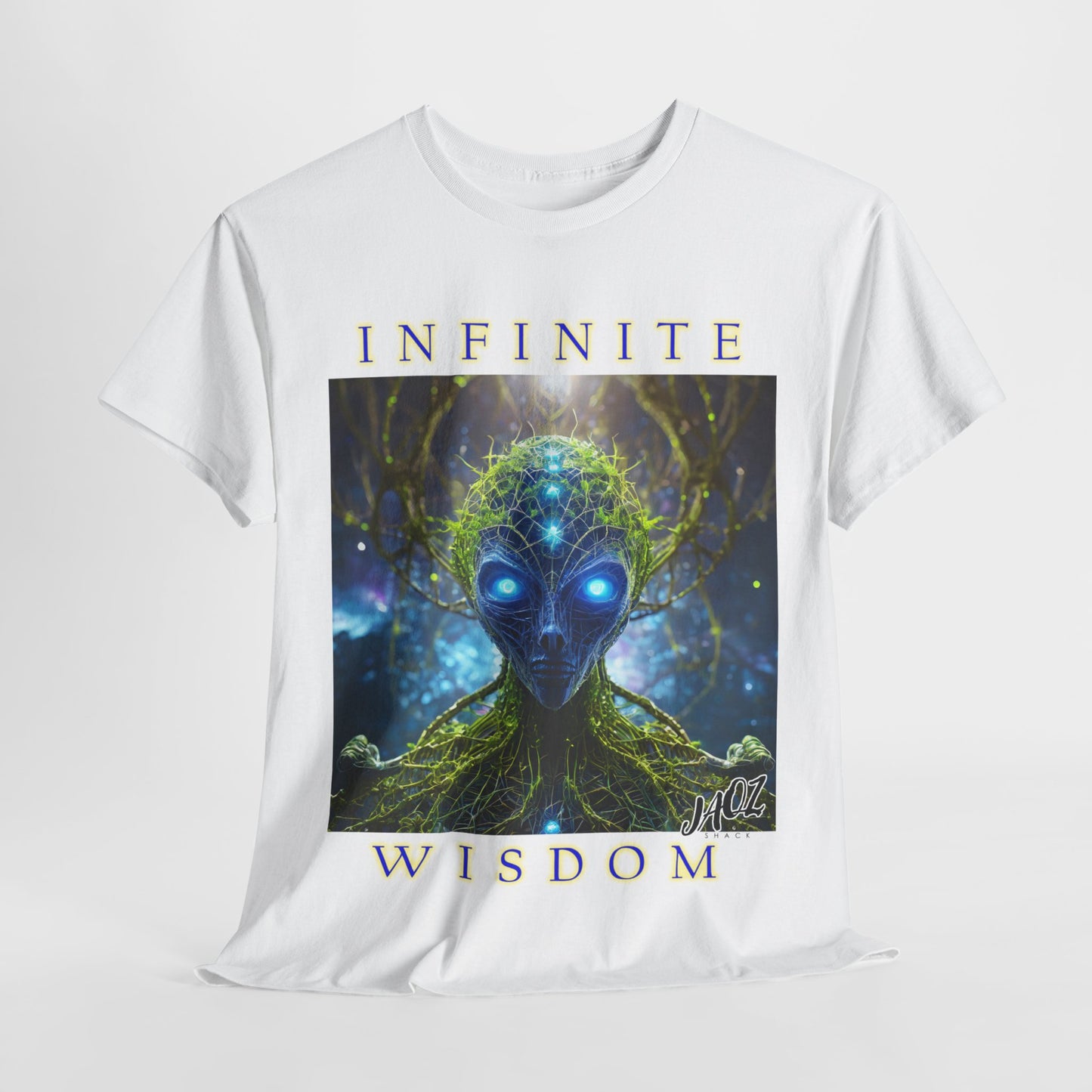 Infinite Wisdom Unique JAQZ Shack print Unisex Heavy Cotton Tee