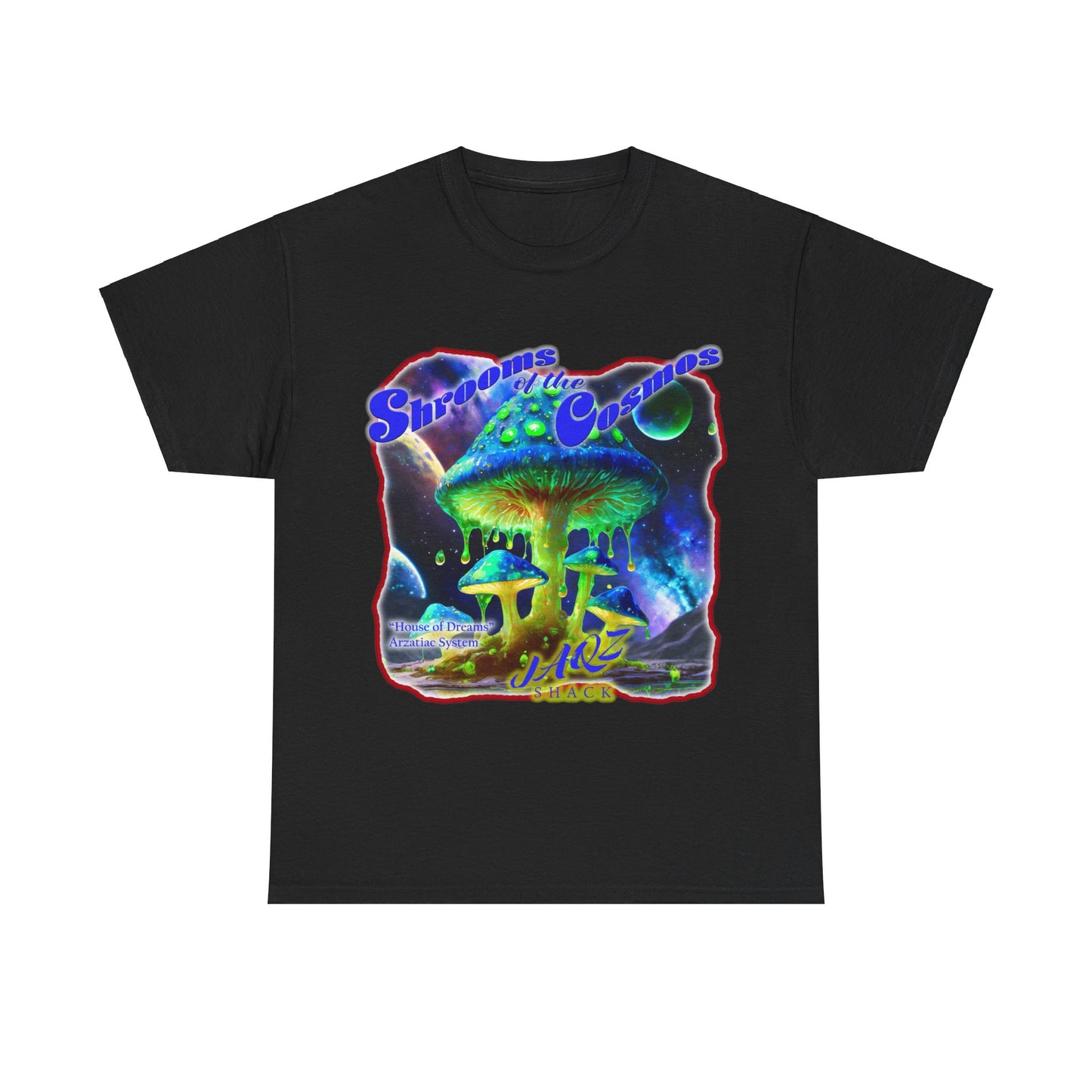 Shrooms of the Cosmos JAQZ Shack Unisex Heavy Cotton Tee