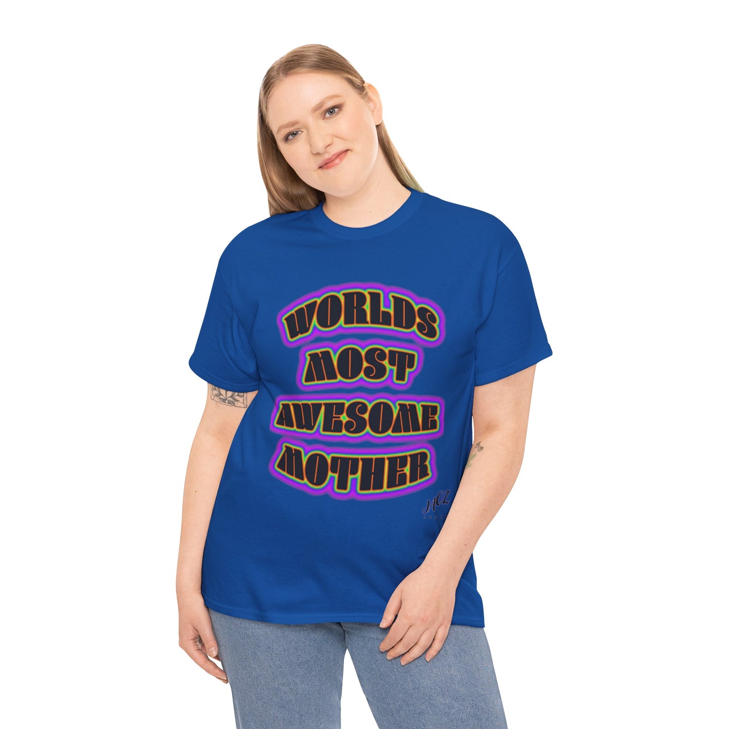 "The Worlds Most Awesome Mother" Original JAQZ Shack print Tee-Shirt