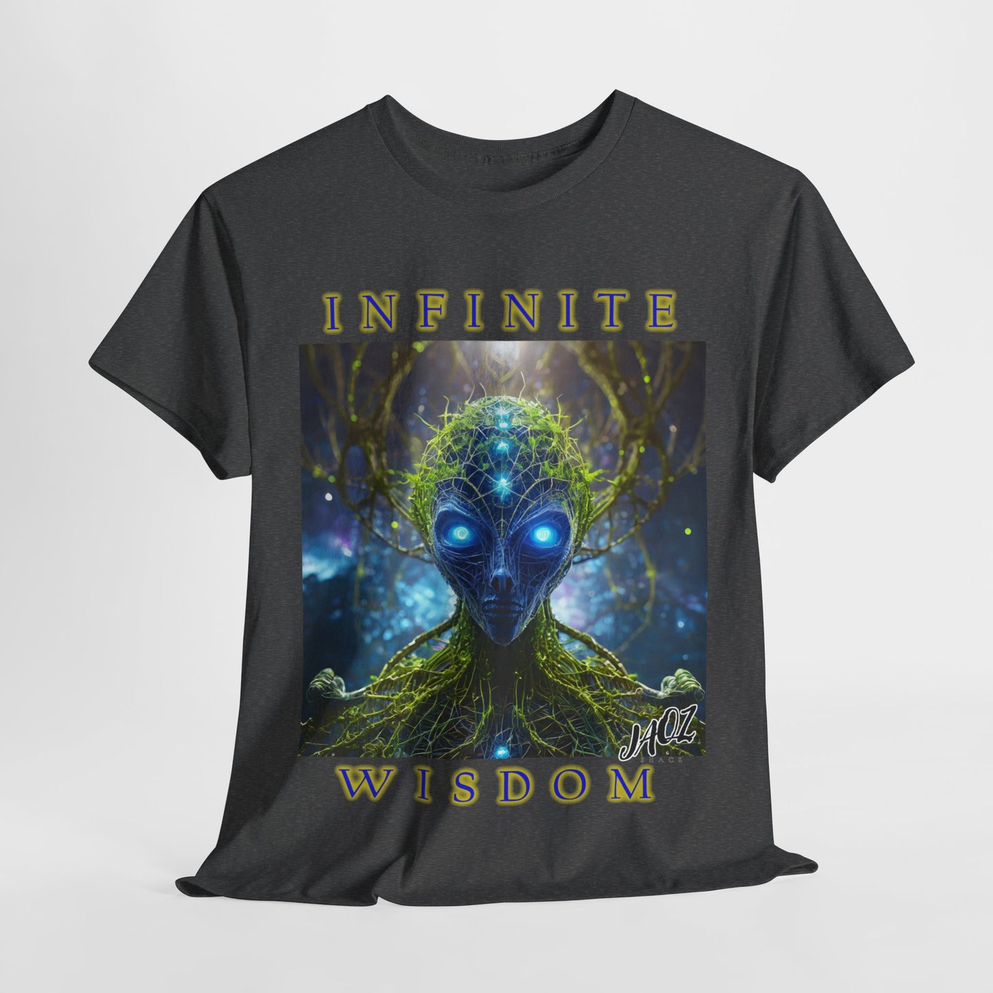 Infinite Wisdom Unique JAQZ Shack print Unisex Heavy Cotton Tee