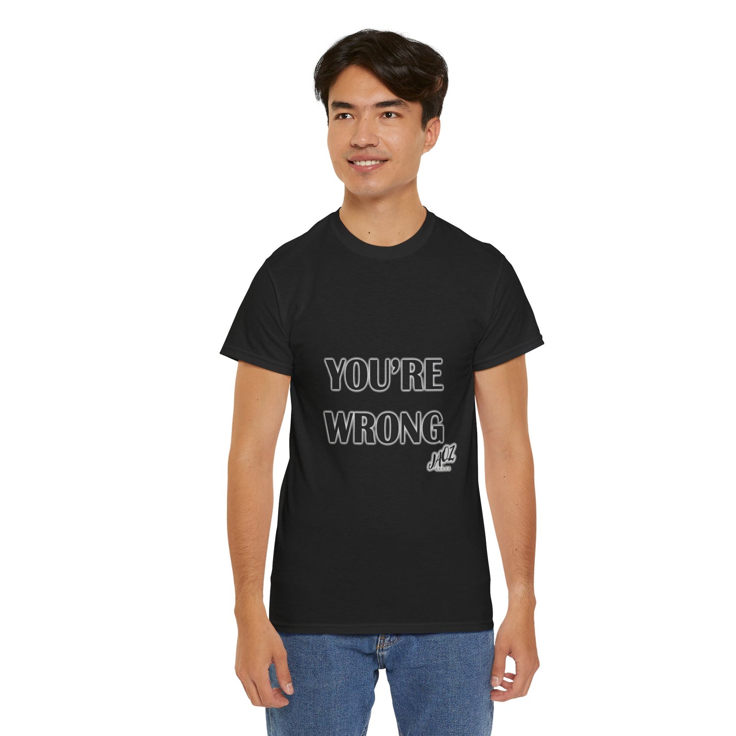 "You're Wrong" Original JAQZ Shack Unisex Heavy Cotton Tee