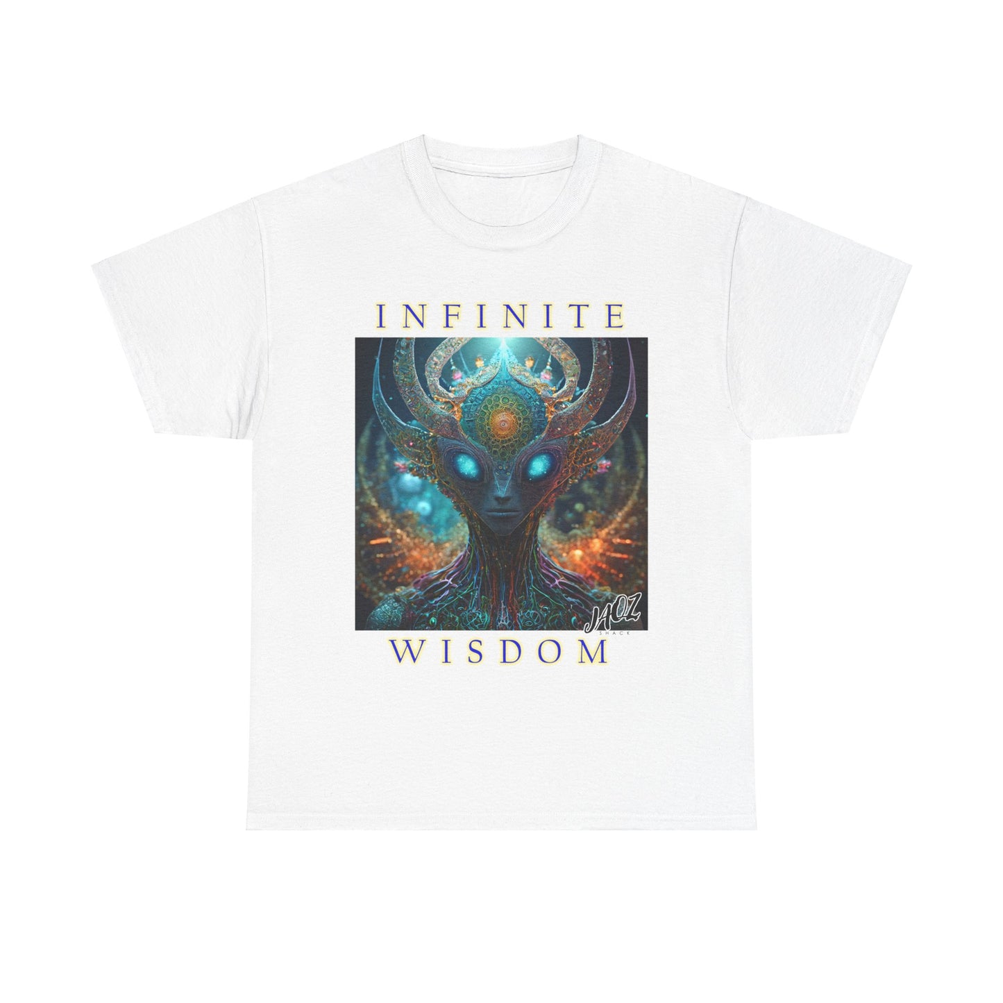 Infinite Wisdom Unique JAQZ Shack print Unisex Heavy Cotton Tee