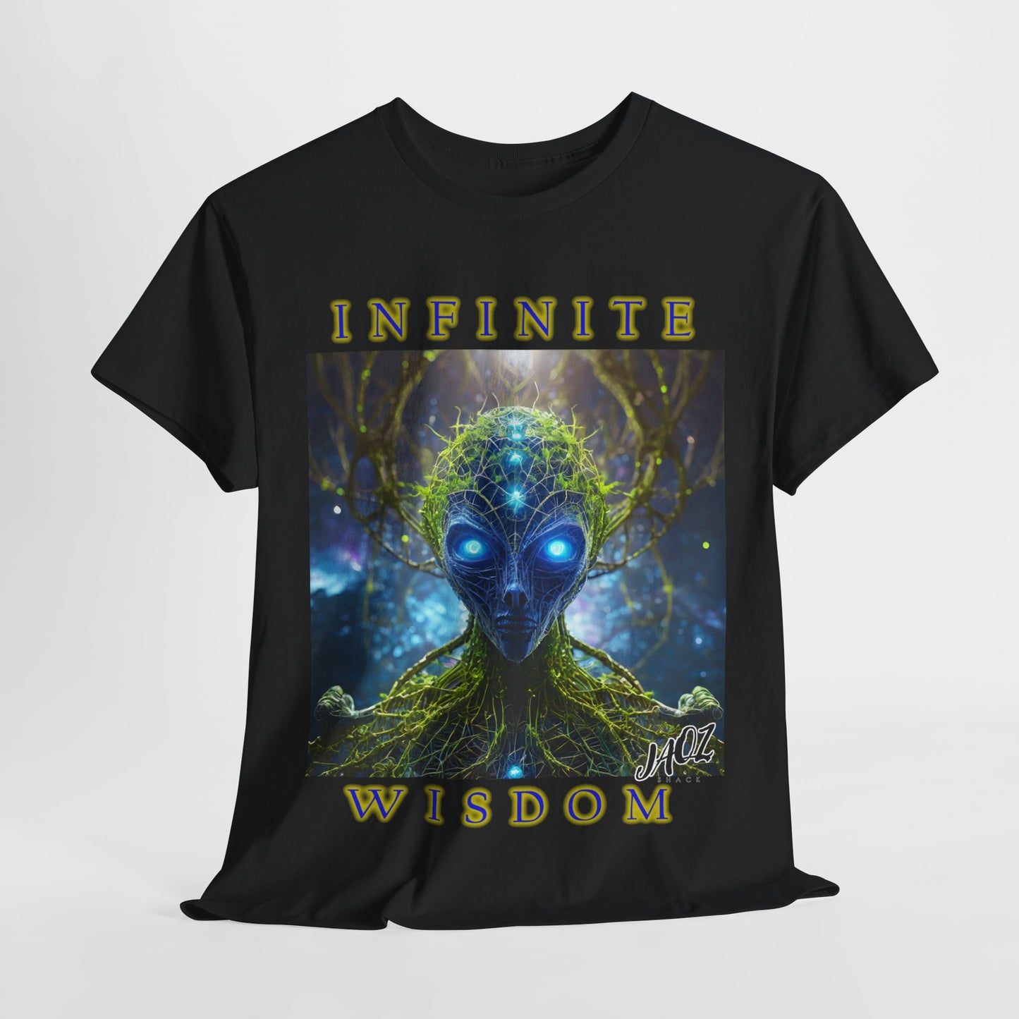 Infinite Wisdom Unique JAQZ Shack print Unisex Heavy Cotton Tee