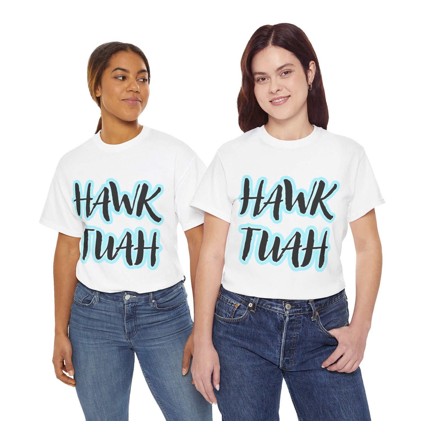 HAWK TUAH Original JAQZ Shack print Tee-Shirt