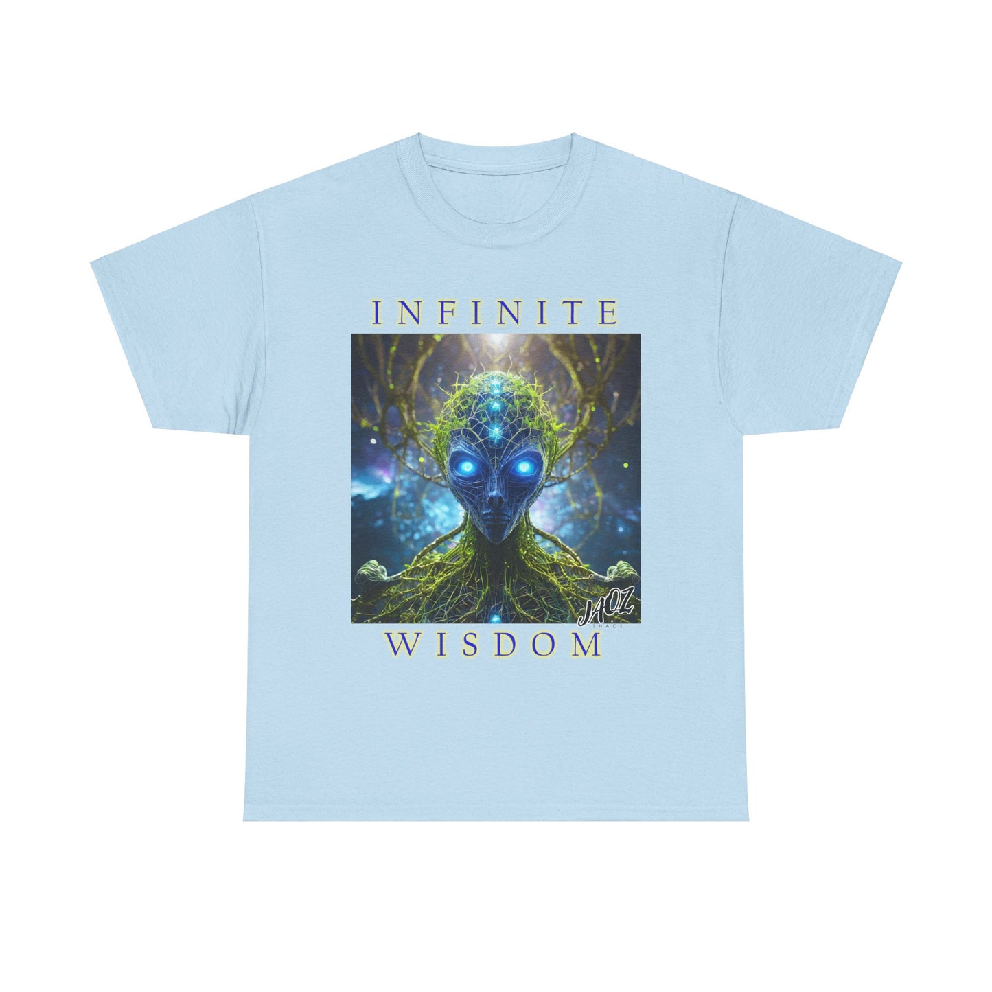 Infinite Wisdom Unique JAQZ Shack print Unisex Heavy Cotton Tee