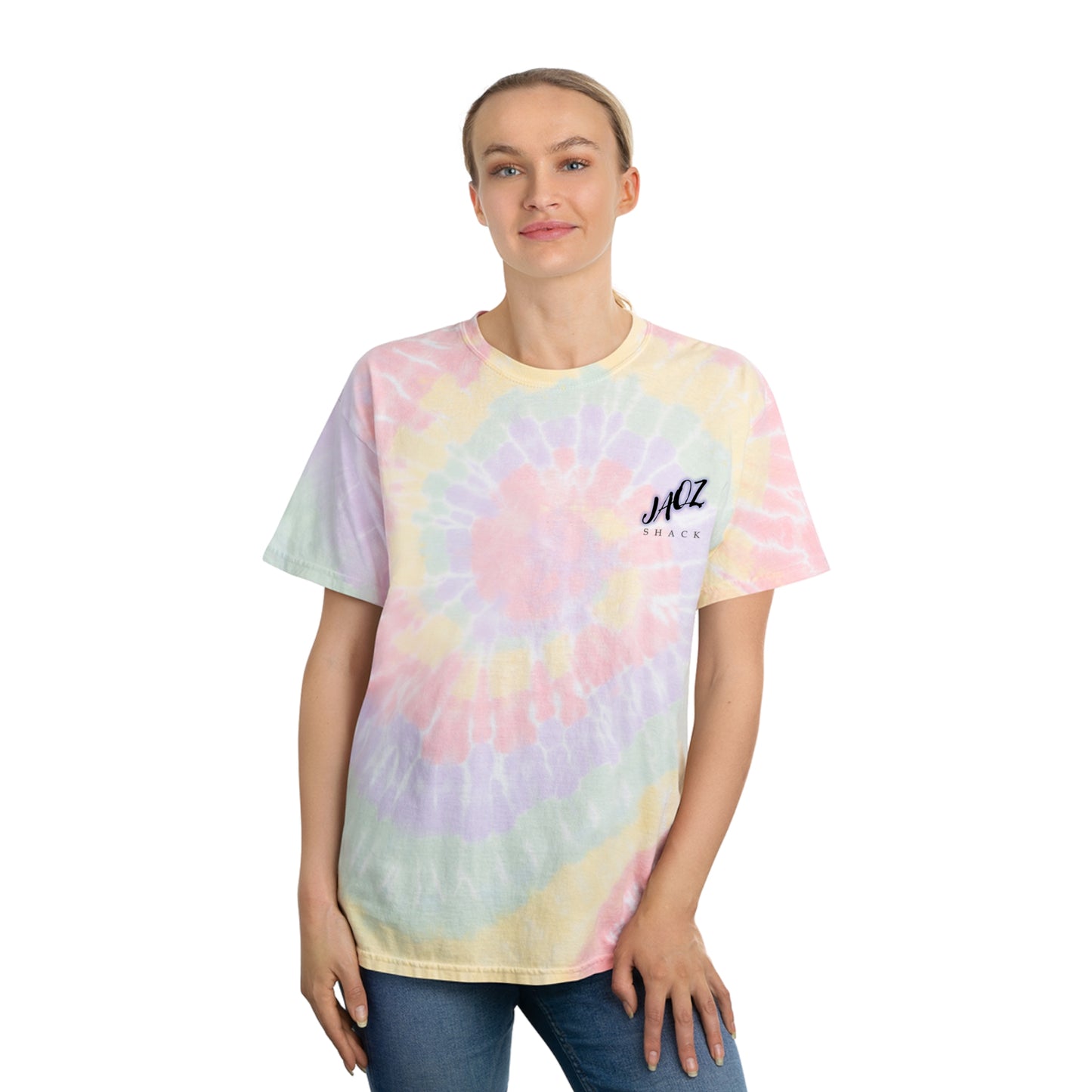 JAQZ Shack Psychedelic Tie-Dye Tee, Spiral