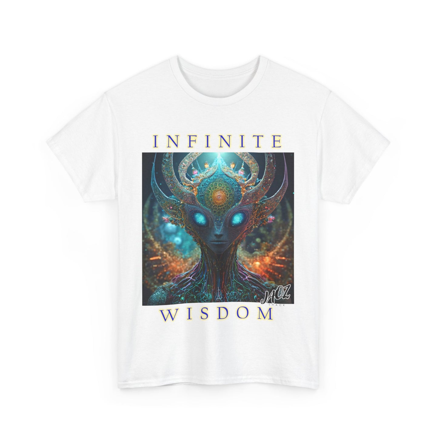 Infinite Wisdom Unique JAQZ Shack print Unisex Heavy Cotton Tee