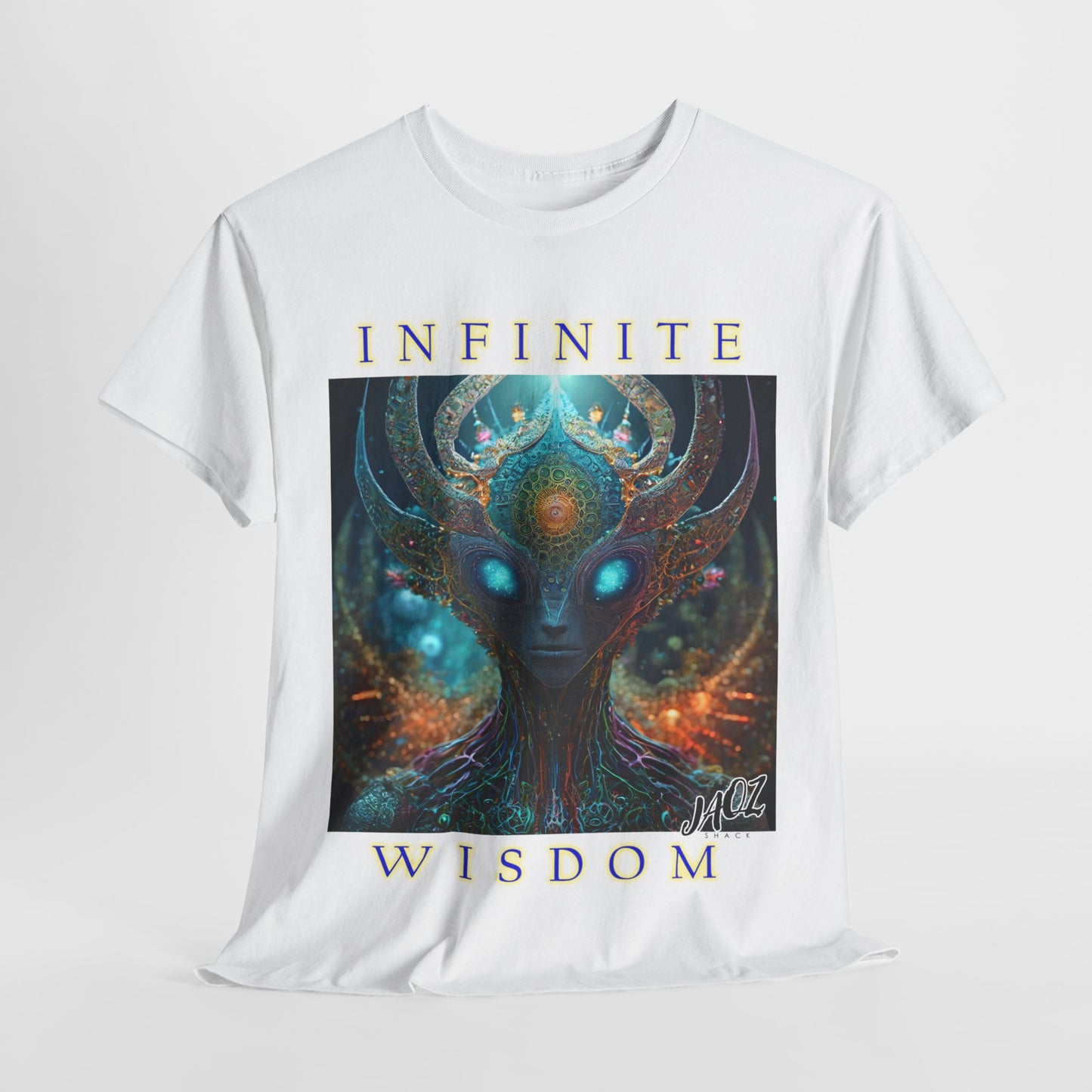 Infinite Wisdom Unique JAQZ Shack print Unisex Heavy Cotton Tee