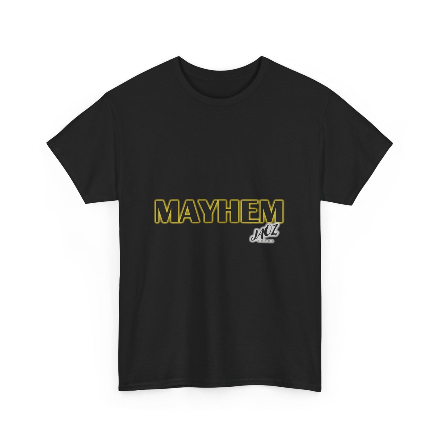 "Mayhem " Original JAQZ Shack Unisex Heavy Cotton Tee