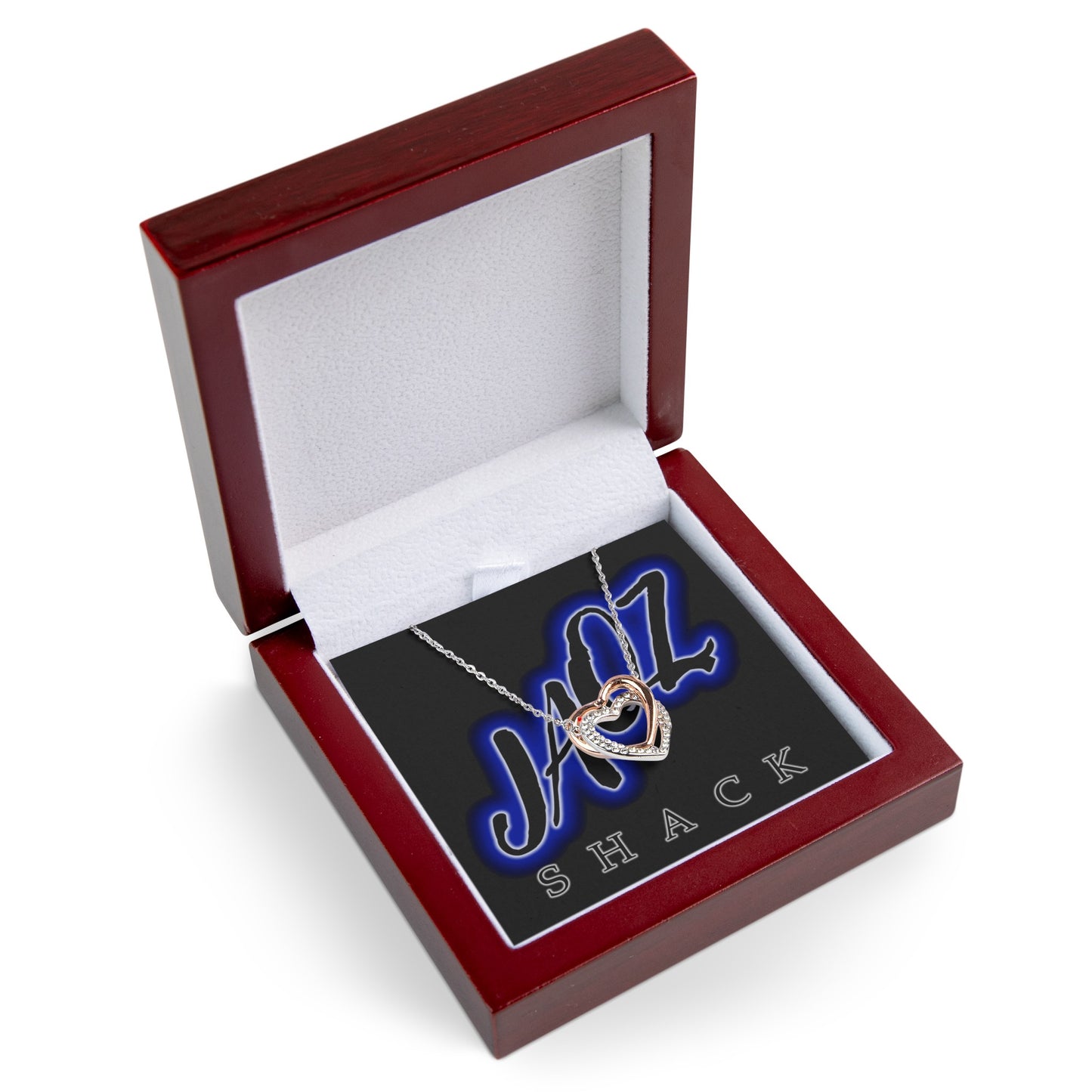 JAQZ Shack Twin Hearts Necklace