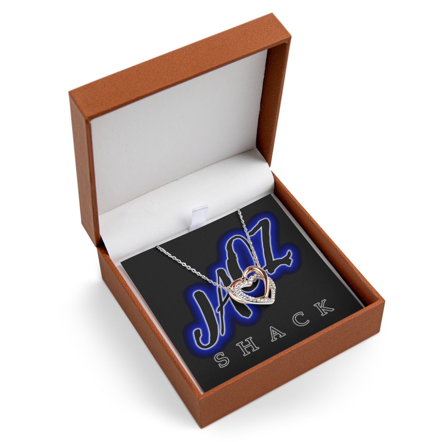 JAQZ Shack Twin Hearts Necklace