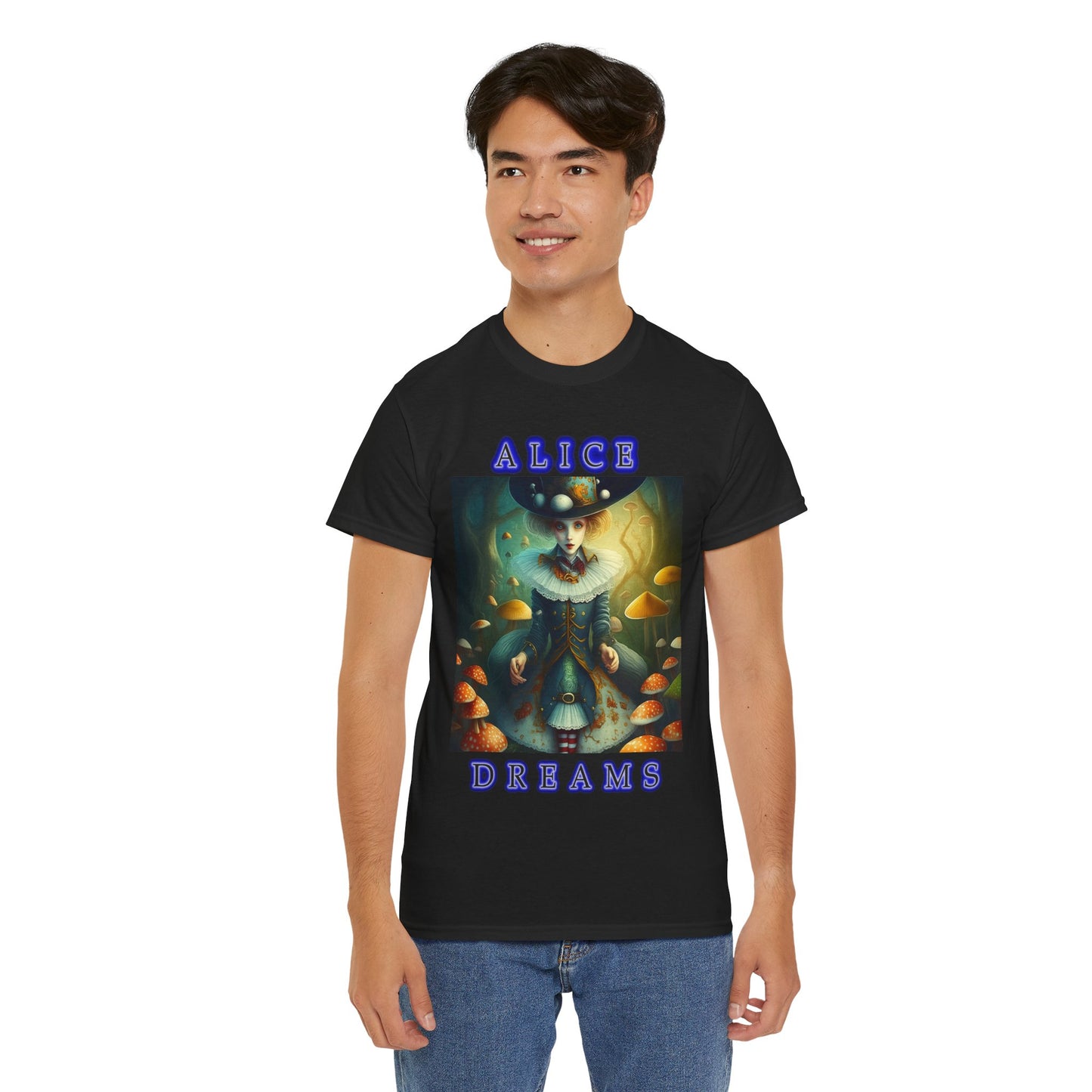 "Alice Dreams" Original JAQZ Shack print Tee-Shirt