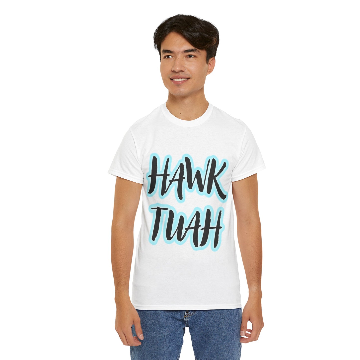 HAWK TUAH Original JAQZ Shack print Tee-Shirt