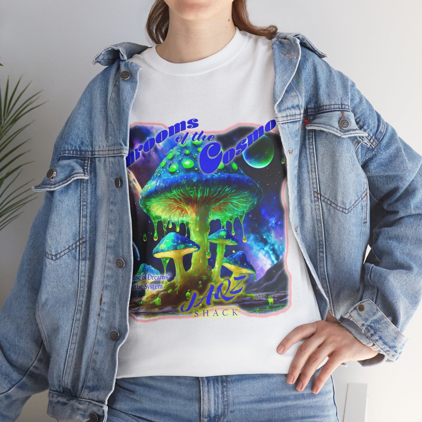 Shrooms of the Cosmos JAQZ Shack Unisex Heavy Cotton Tee