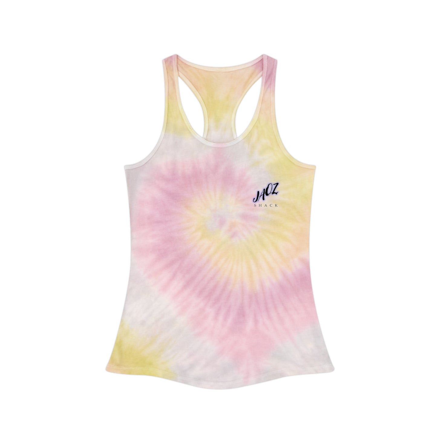 JAQZ Shack Psychedelic Tie-Dye Racerback Tank Top