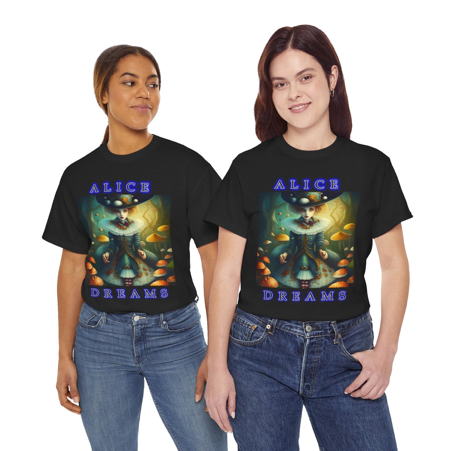 "Alice Dreams" Original JAQZ Shack print Tee-Shirt