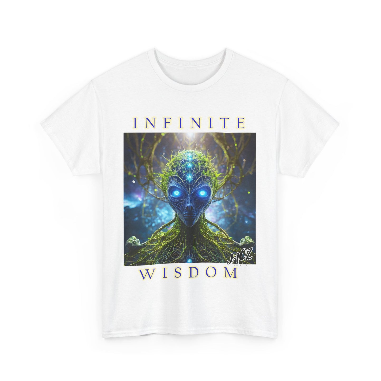 Infinite Wisdom Unique JAQZ Shack print Unisex Heavy Cotton Tee