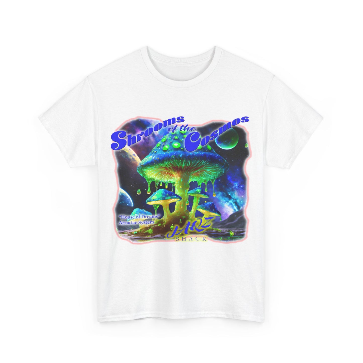 Shrooms of the Cosmos JAQZ Shack Unisex Heavy Cotton Tee