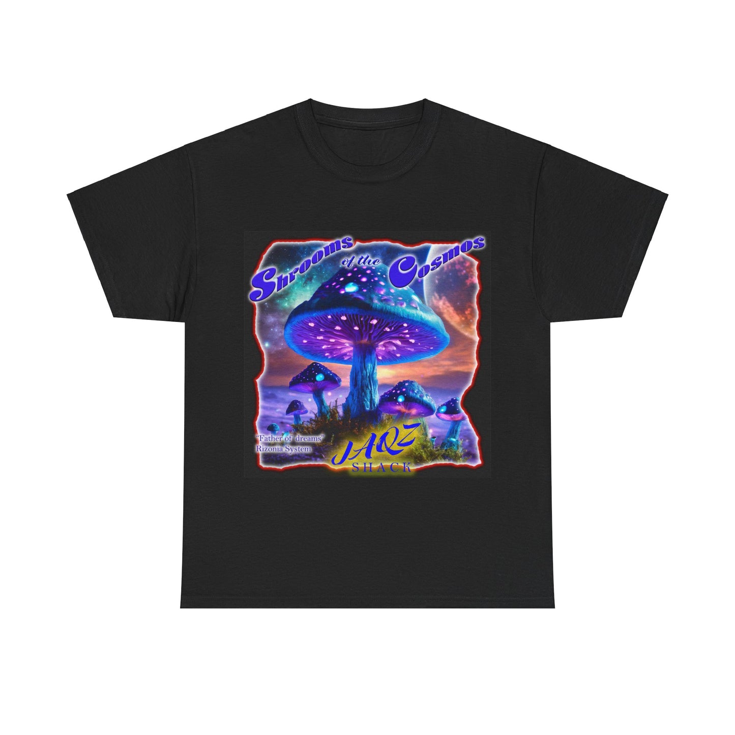 "Father of Dreams" Shrooms of the Cosmos JAQZ Shack Unisex Heavy Cotton Tee