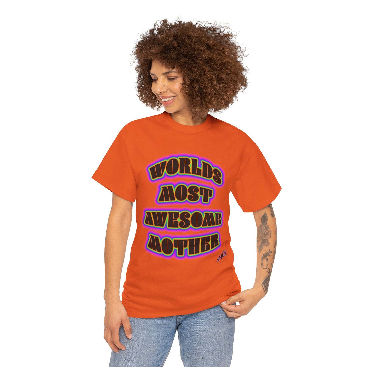 "The Worlds Most Awesome Mother" Original JAQZ Shack print Tee-Shirt