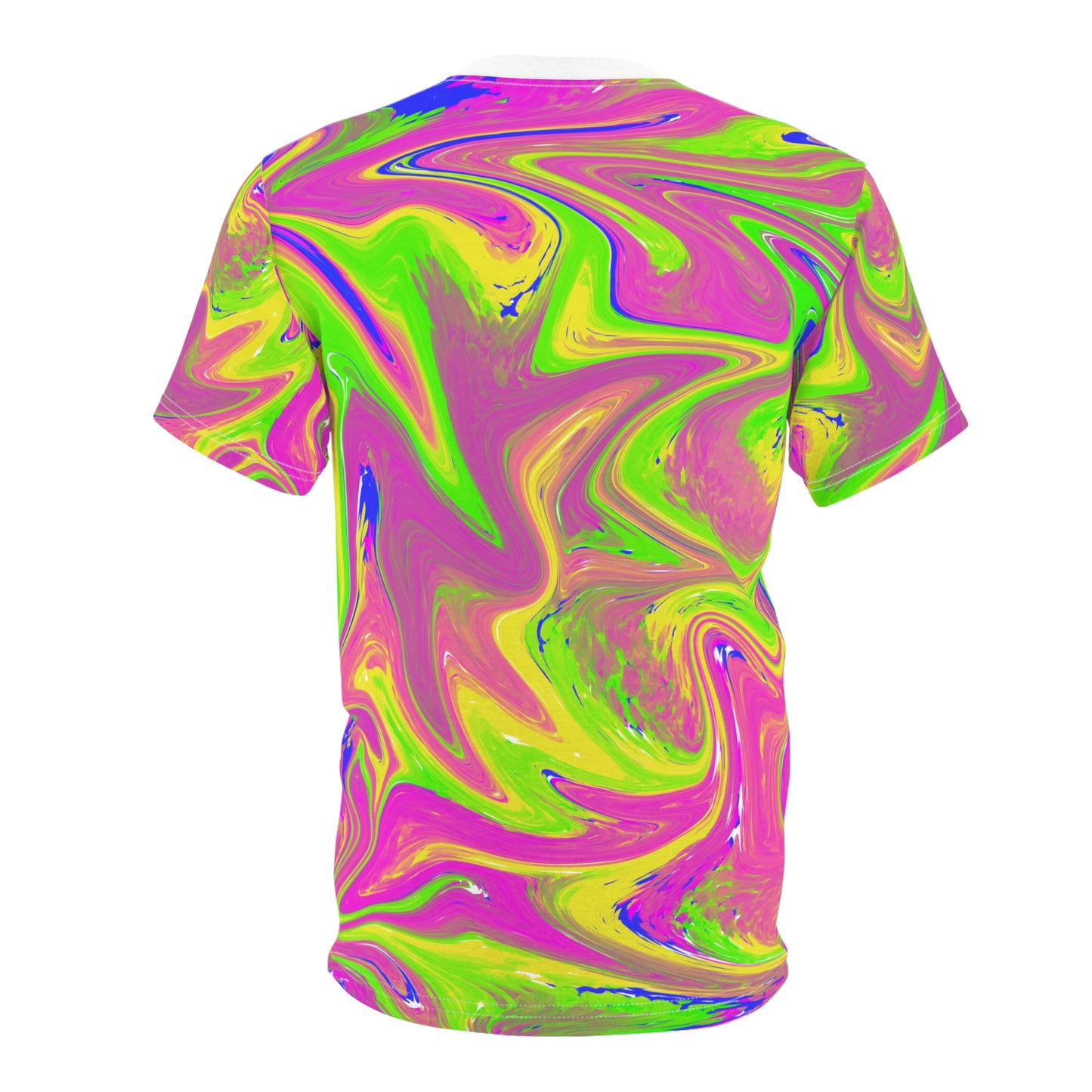 Vibrant Pschedelic Unisex Tee - Bold Colorful Fashion Statement for Everyday Wear