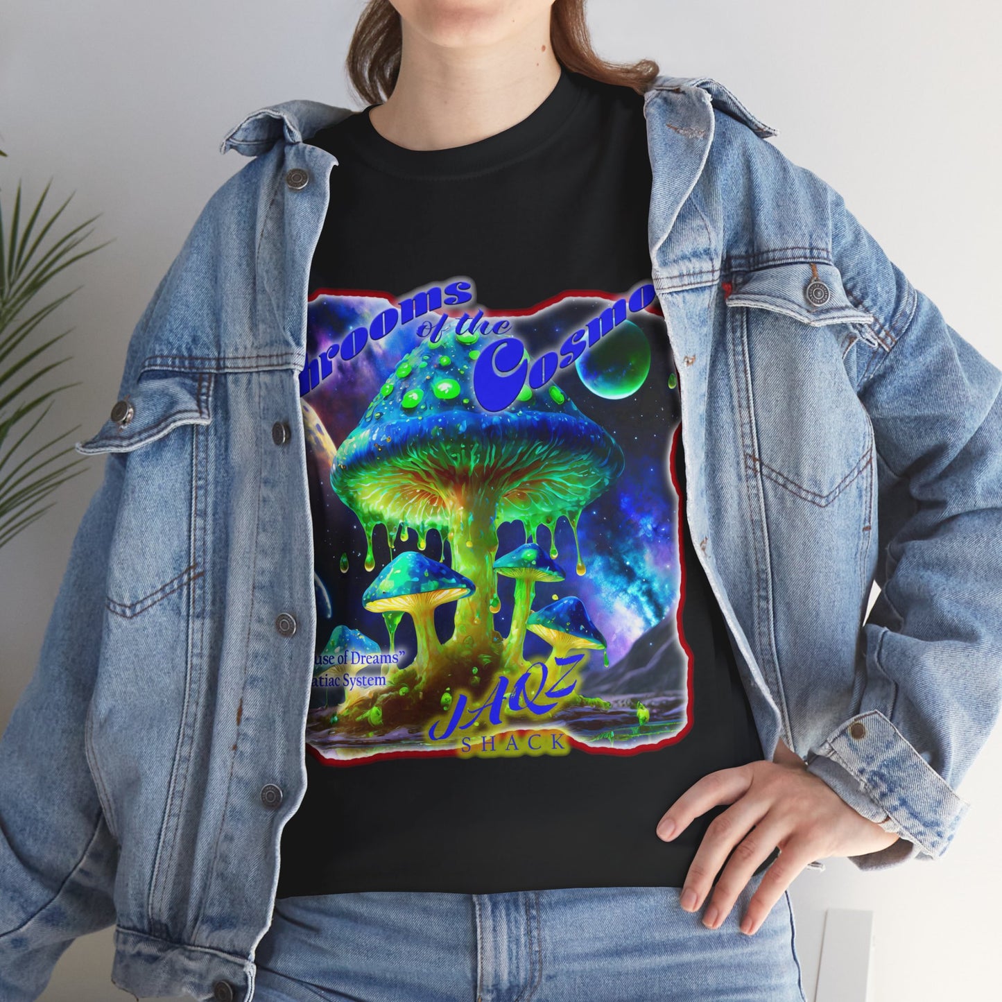 Shrooms of the Cosmos JAQZ Shack Unisex Heavy Cotton Tee