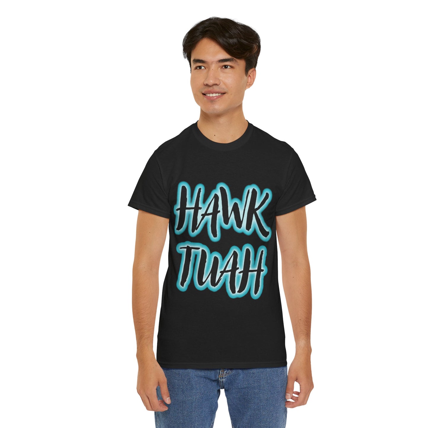 HAWK TUAH Original JAQZ Shack print Tee-Shirt