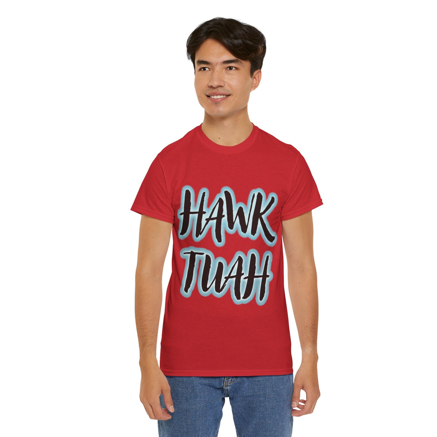 HAWK TUAH Original JAQZ Shack print Tee-Shirt