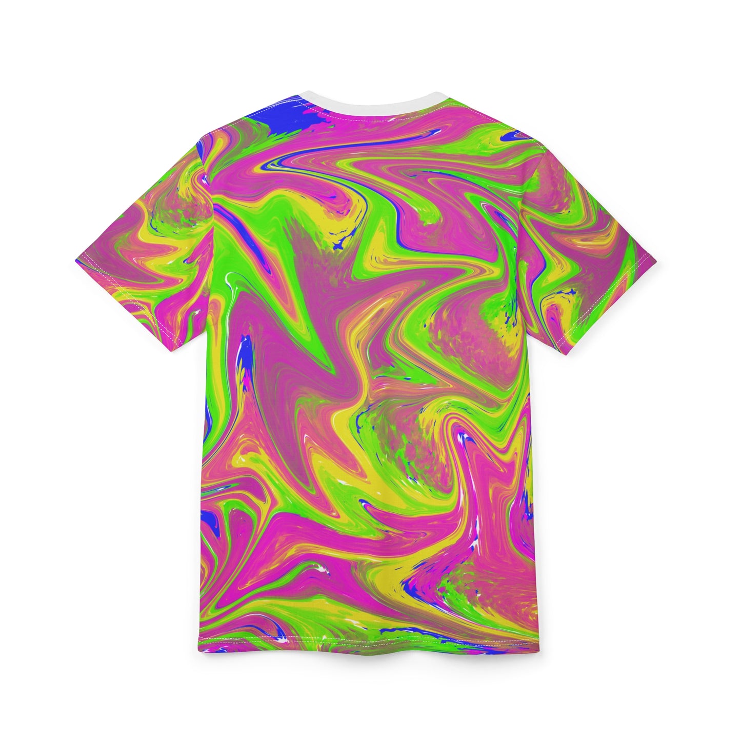 Vibrant Pschedelic Unisex Tee - Bold Colorful Fashion Statement for Everyday Wear