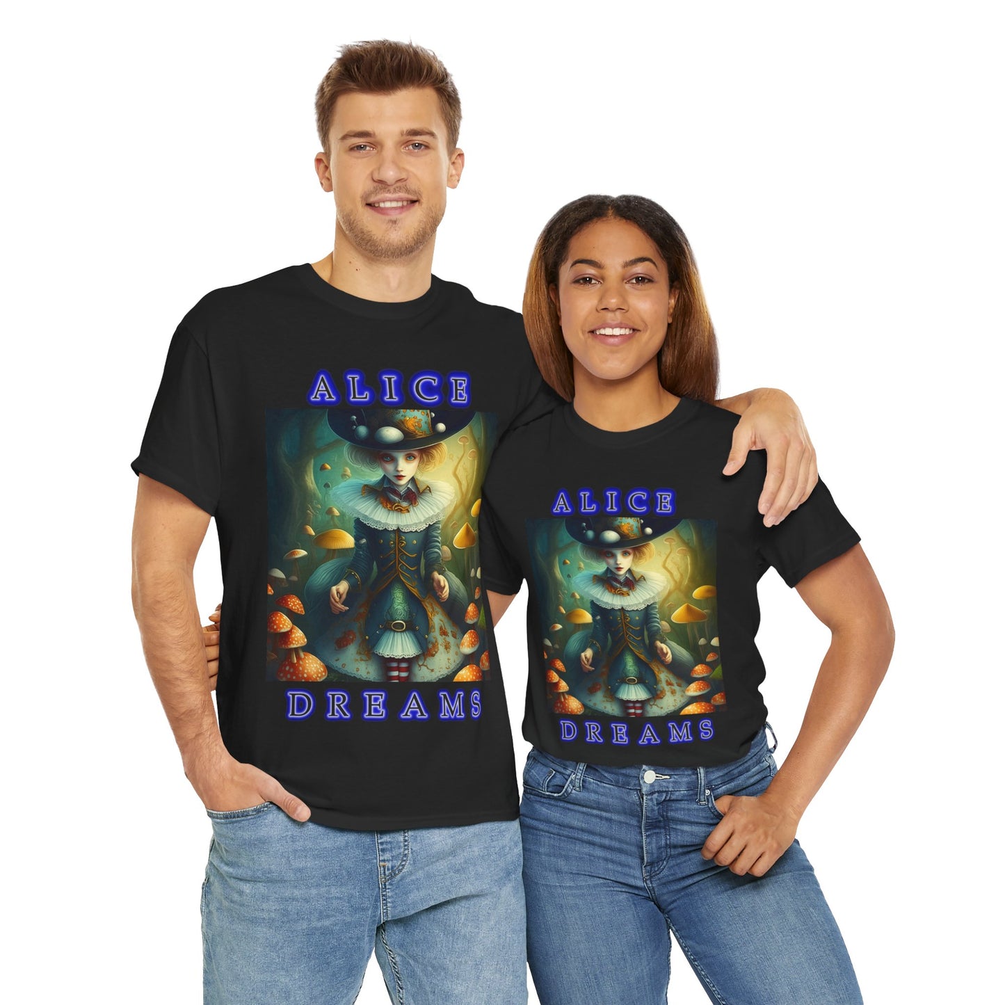 "Alice Dreams" Original JAQZ Shack print Tee-Shirt