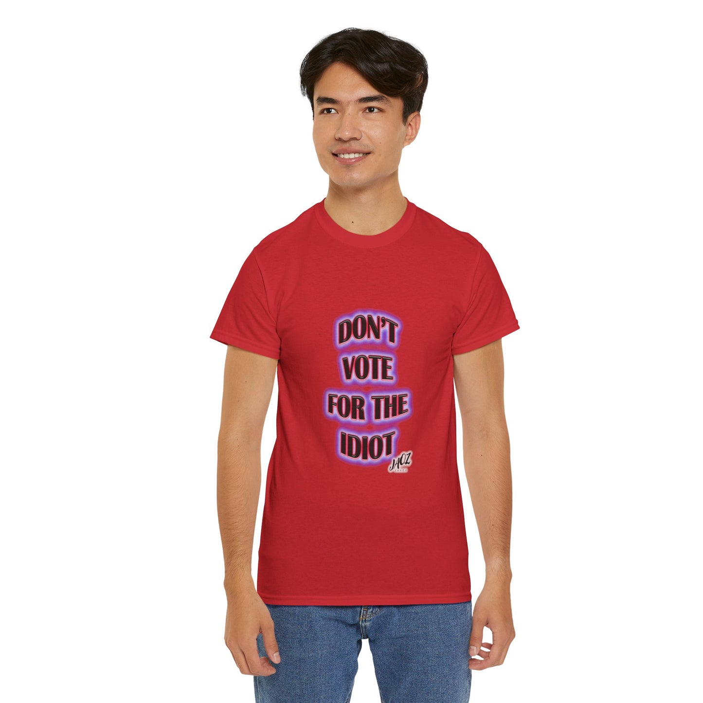 Republican Party "Don't vote for the Idiot" Original JAQZ Shack Unisex Heavy Cotton Tee