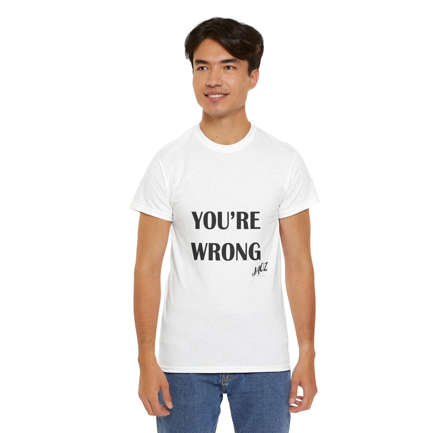 "You're Wrong" Original JAQZ Shack Unisex Heavy Cotton Tee