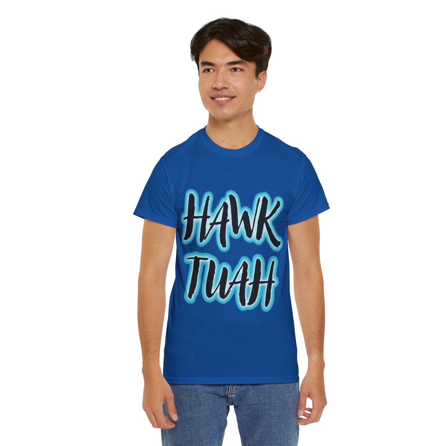 HAWK TUAH Original JAQZ Shack print Tee-Shirt