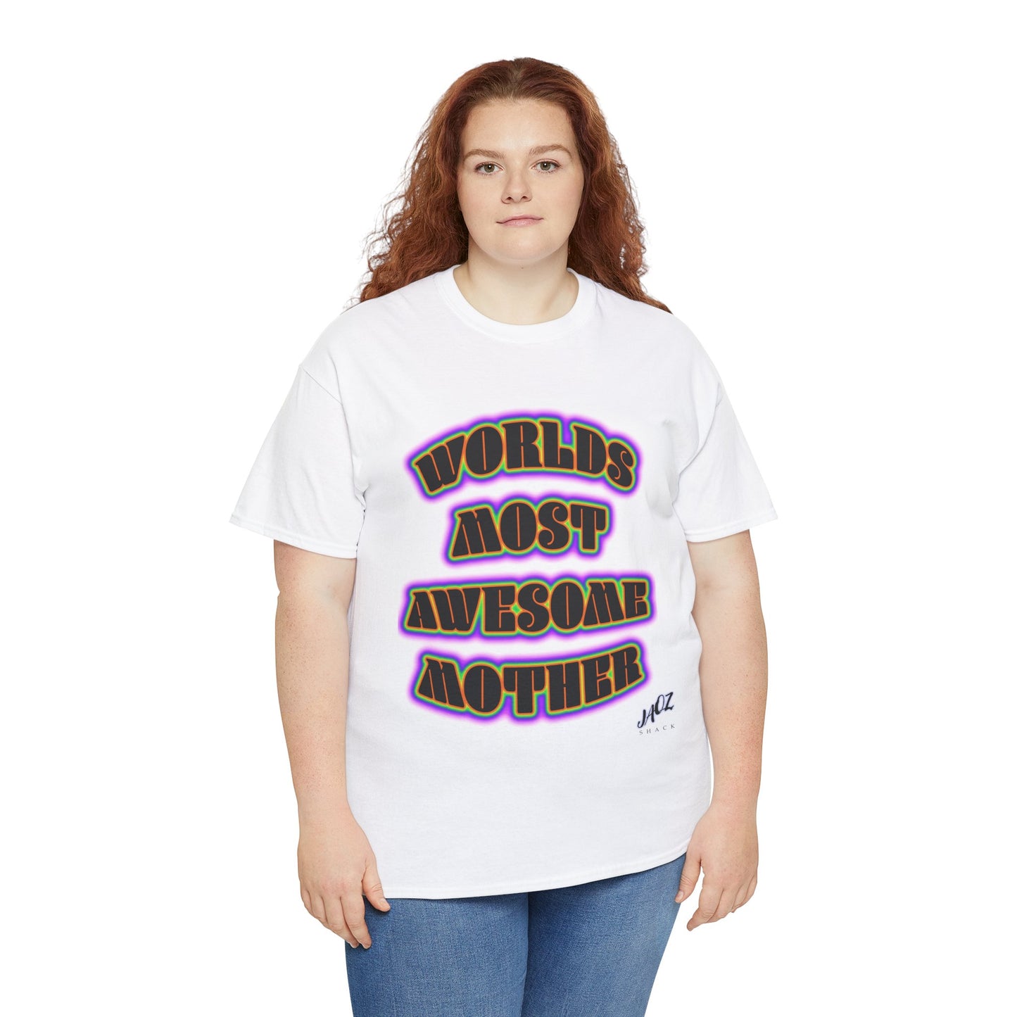 "The Worlds Most Awesome Mother" Original JAQZ Shack print Tee-Shirt