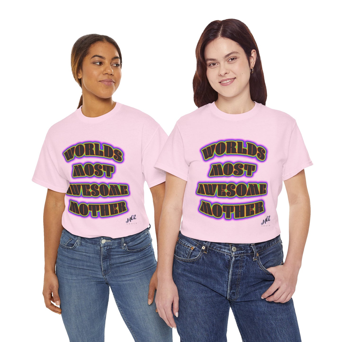 "The Worlds Most Awesome Mother" Original JAQZ Shack print Tee-Shirt